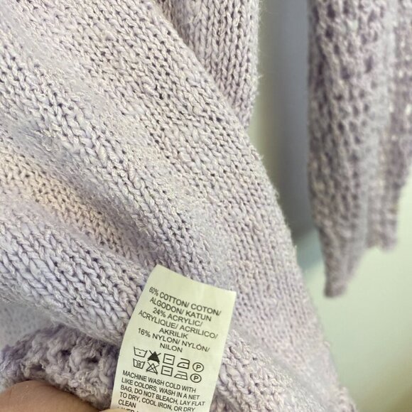 Lucky Brand Purple Knit Sweater - Picture 7 of 12
